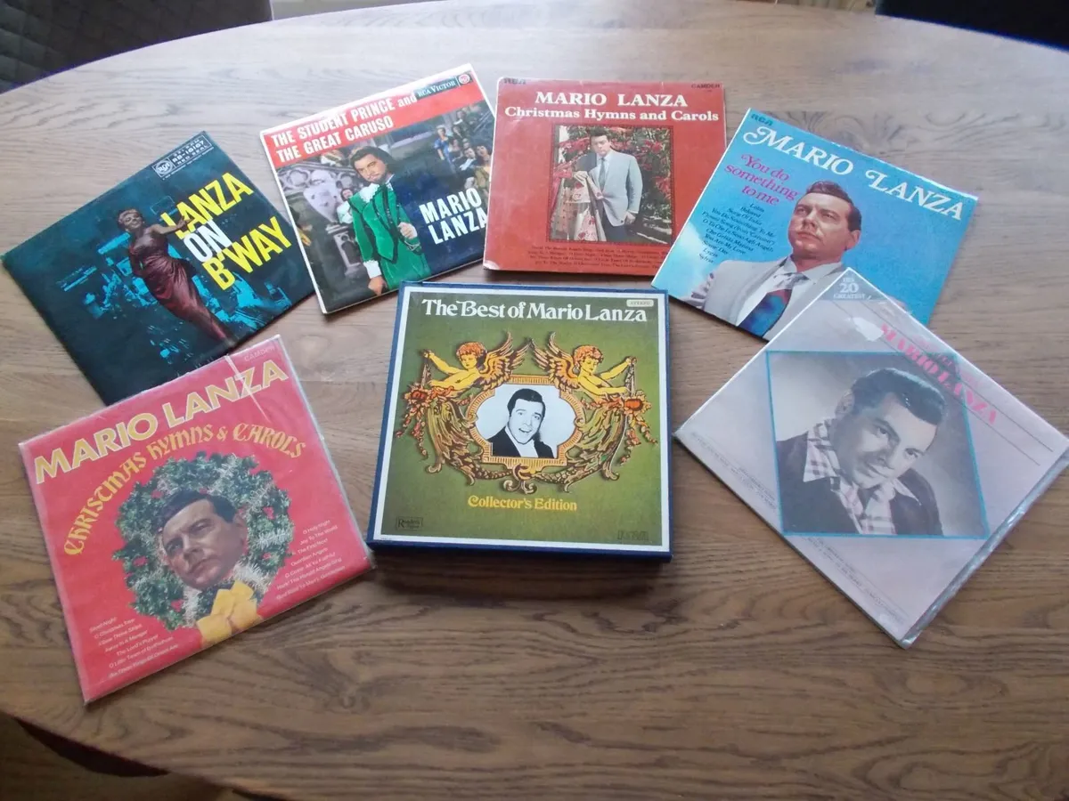 Mario Lanza Vinyl Record Collection - Image 1