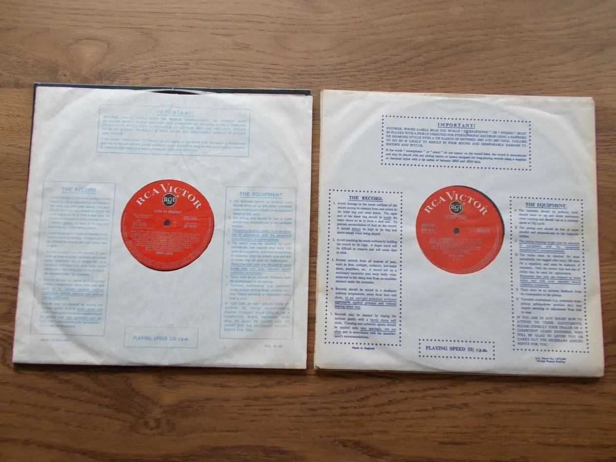 Mario Lanza Vinyl Record Collection - Image 3