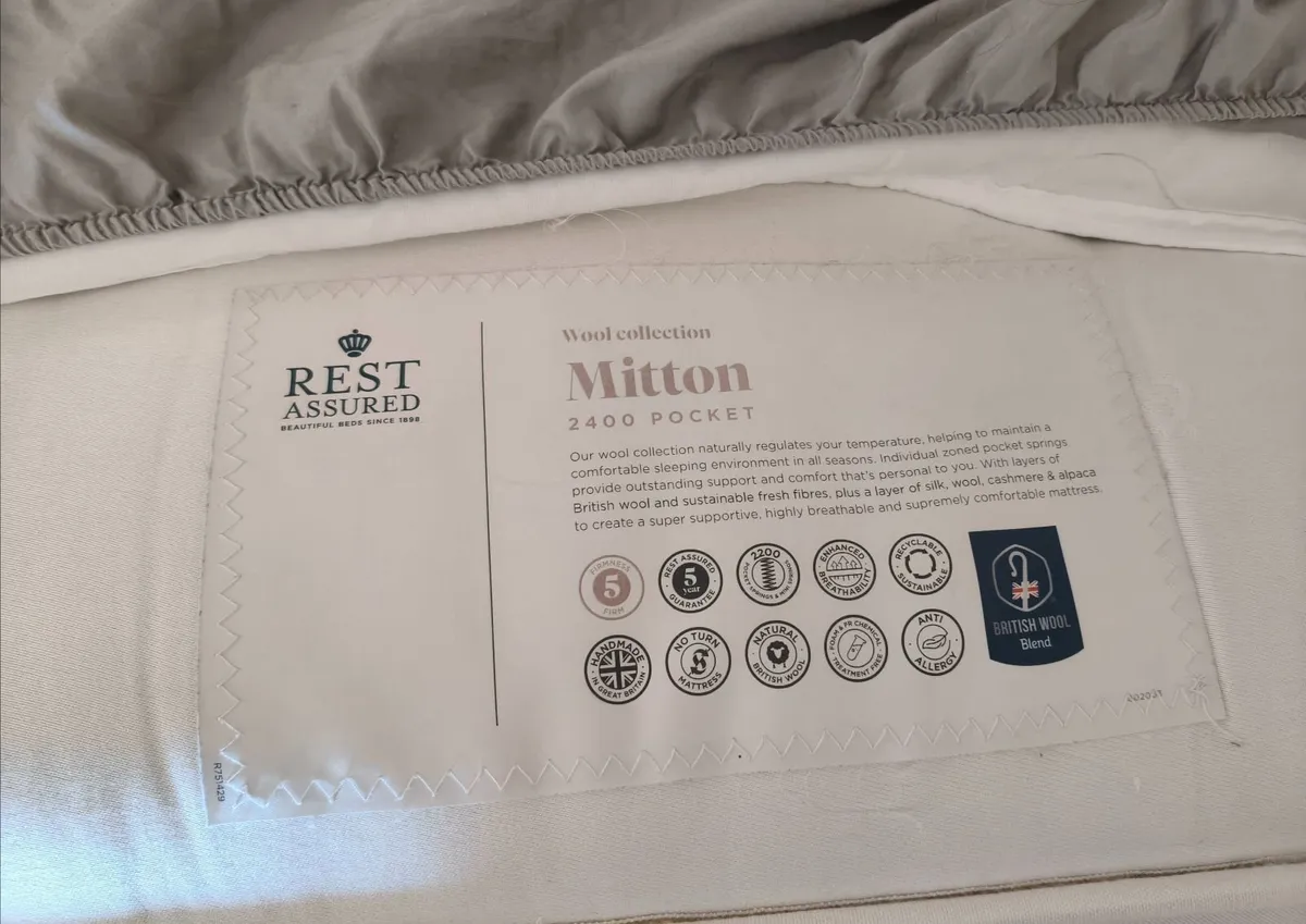 Rest Assured Mitton Mattress - Doublea - Image 1
