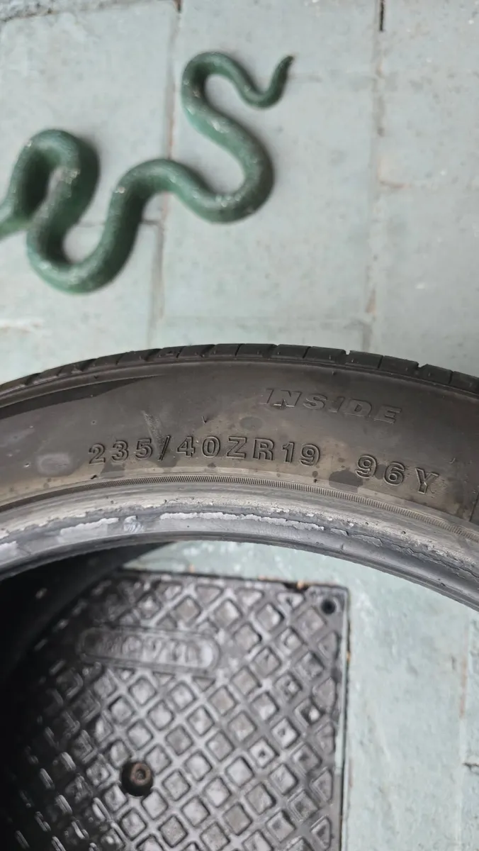 Two Tyres 235/40/19 - Image 1