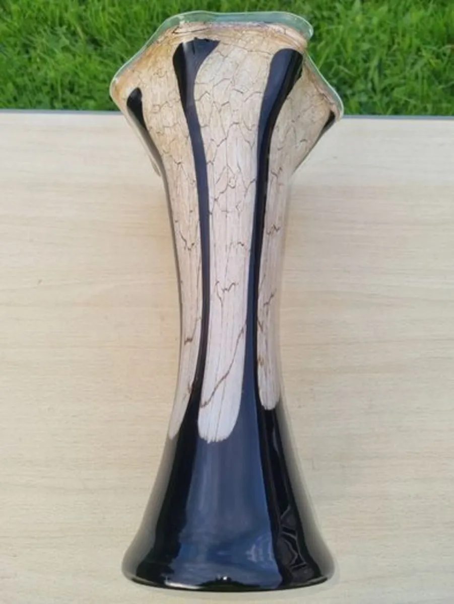 Artistic vase  Jozefina glassworks  Krosno Poland - Image 4