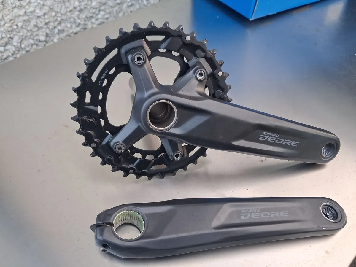 shimano deore 5100-2 cranckset 175mm - Image 1