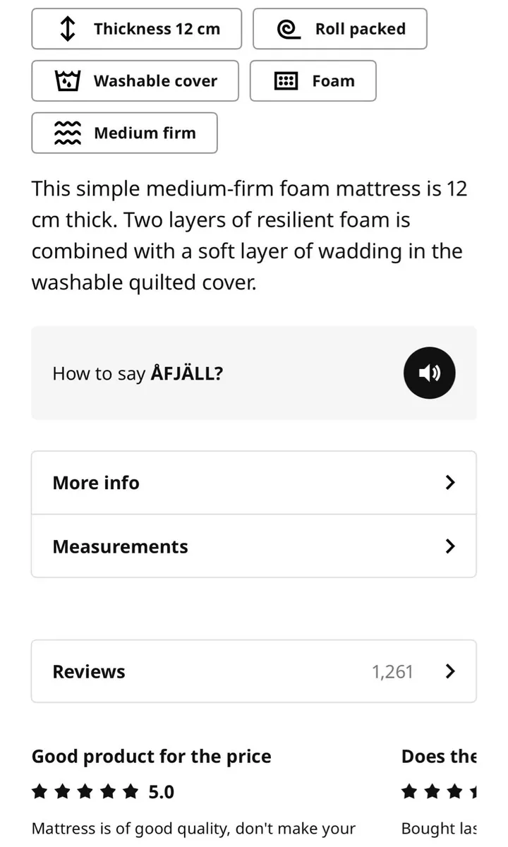 Ikea kids mattress. New - Image 3