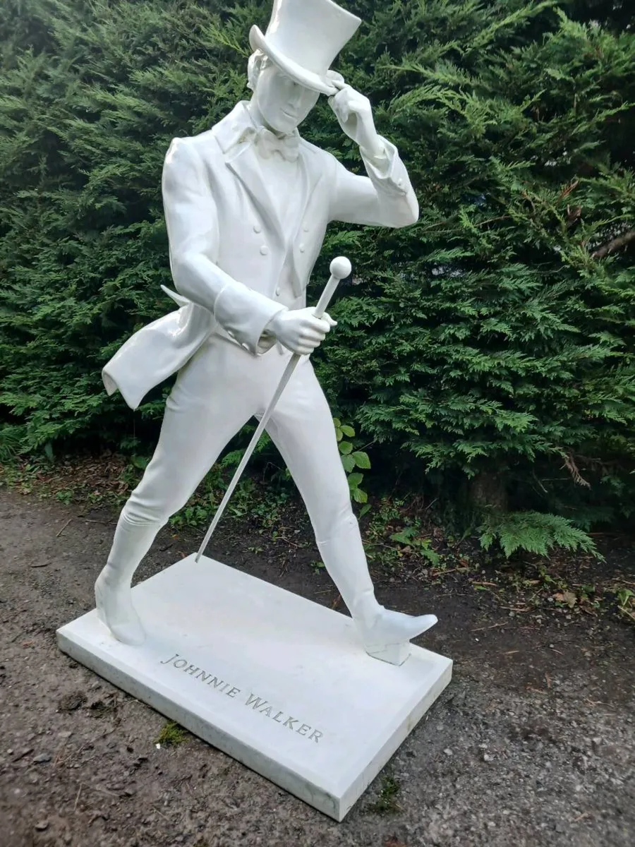 Johnny walker whiskey statue - Image 1