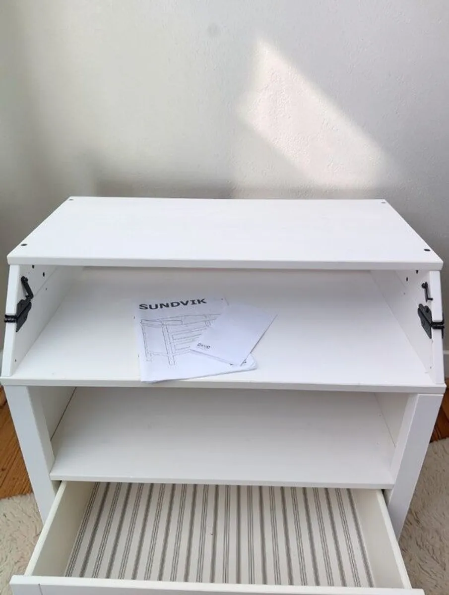Beautiful IKEA SUNDVIK Changing Table and Chest of Drawers. Excellent Condition - Image 1