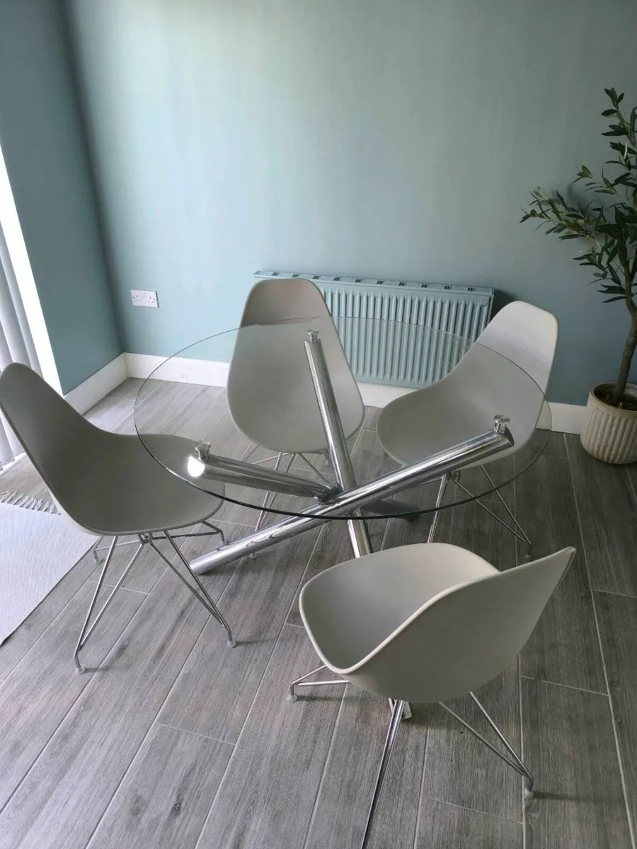 Dinning Table and Fridge - Image 4