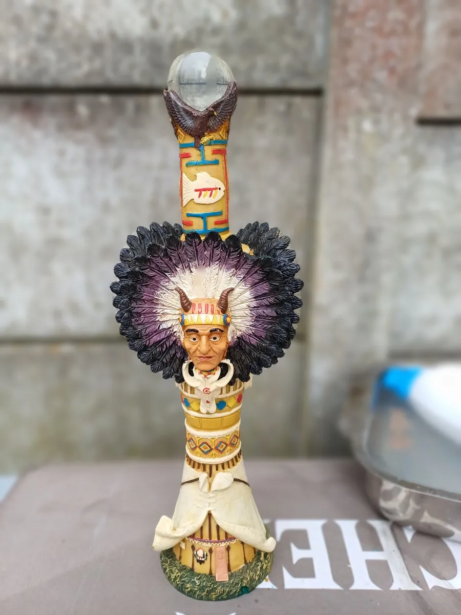 Vintage Native American Knife Figure - Image 2