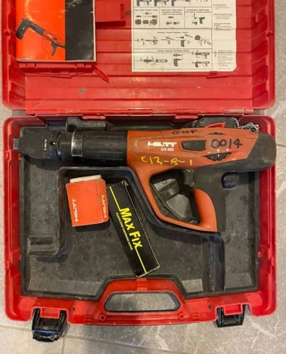 Hilti DX460 Powder Actuated Nail Gun - Image 1