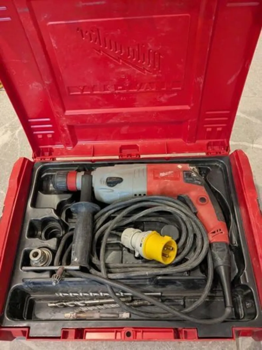 Milwaukee Rotary Hammer + Drill - Image 1