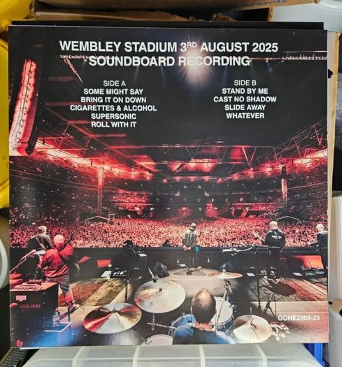 Oasis "It's Good To Be Back" Live Vinyl Album - Image 2