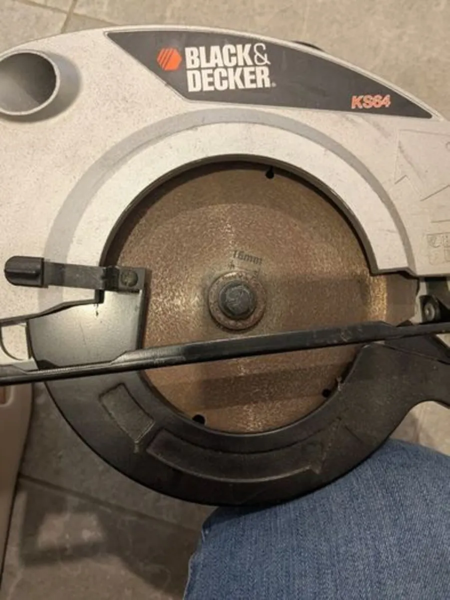 Black & Decker KS64 Circular Saw + KW712 Planer - Image 4