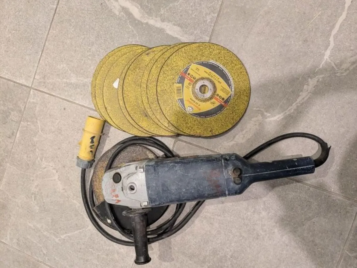 2x 230mm Angle Grinders + Discs - Image 1