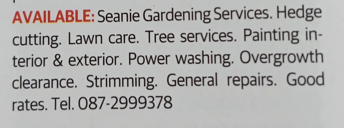 Seanie Gardening Services - Image 2
