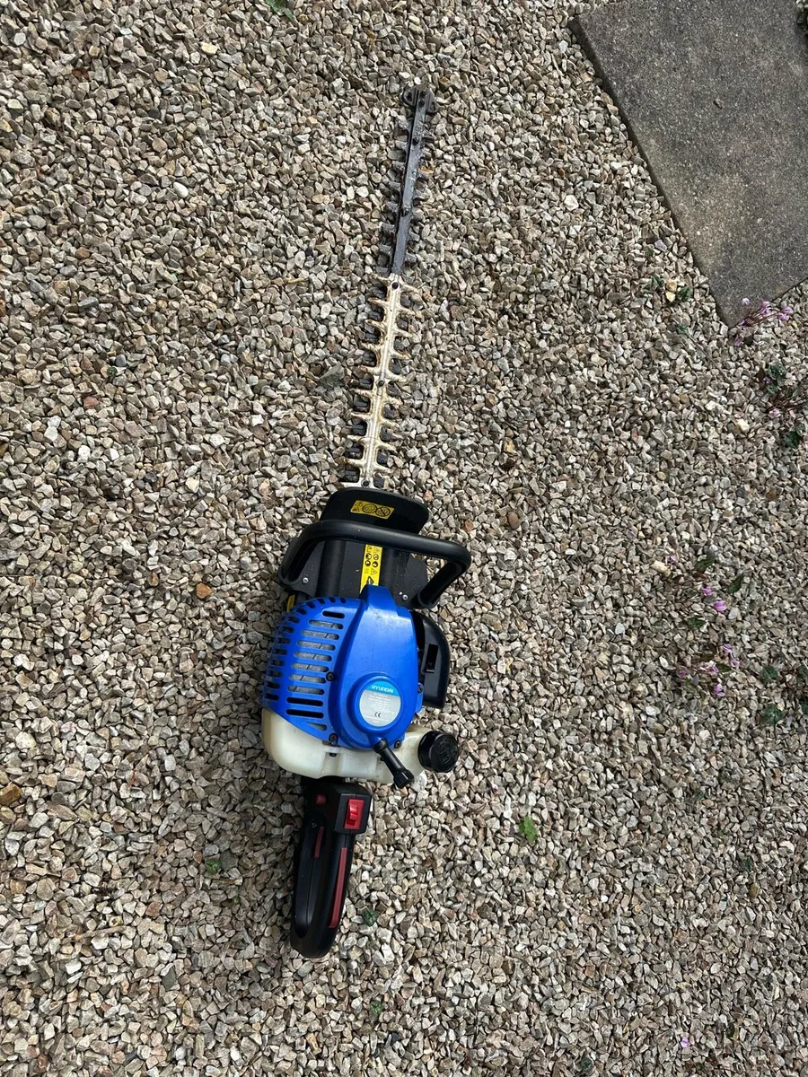 Hyundai HYT2622 hedge trimmer 2 stroke light use - Image 1