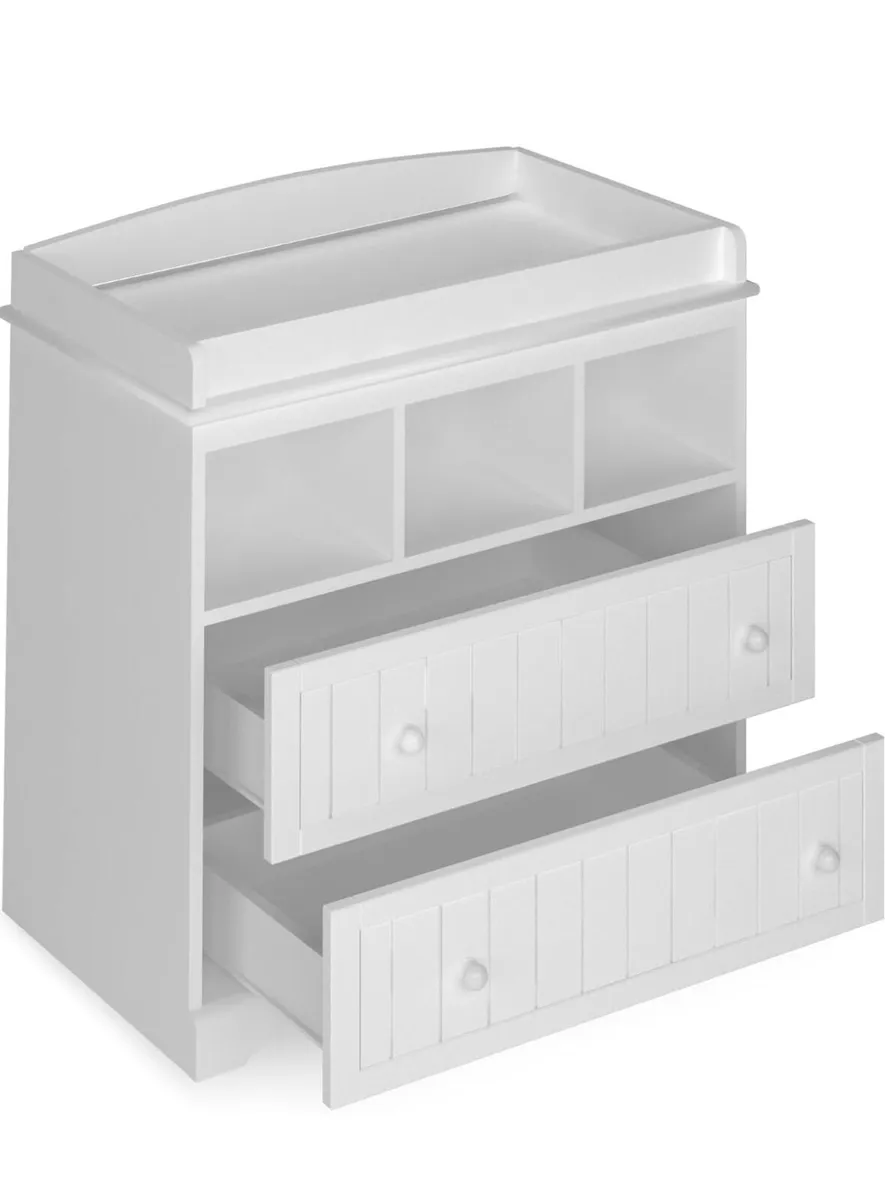 White Baby Changing Unit / Chest of Drawers - Image 2