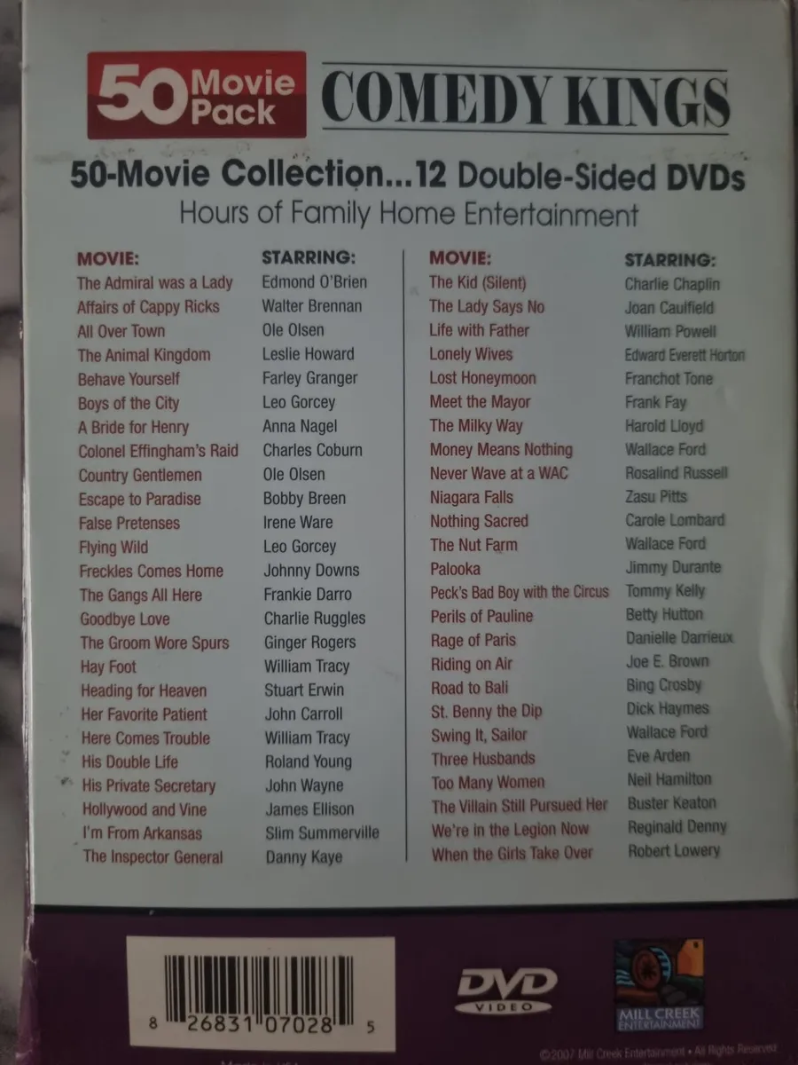 Comedy Kings 46 Movie Collection - Image 2