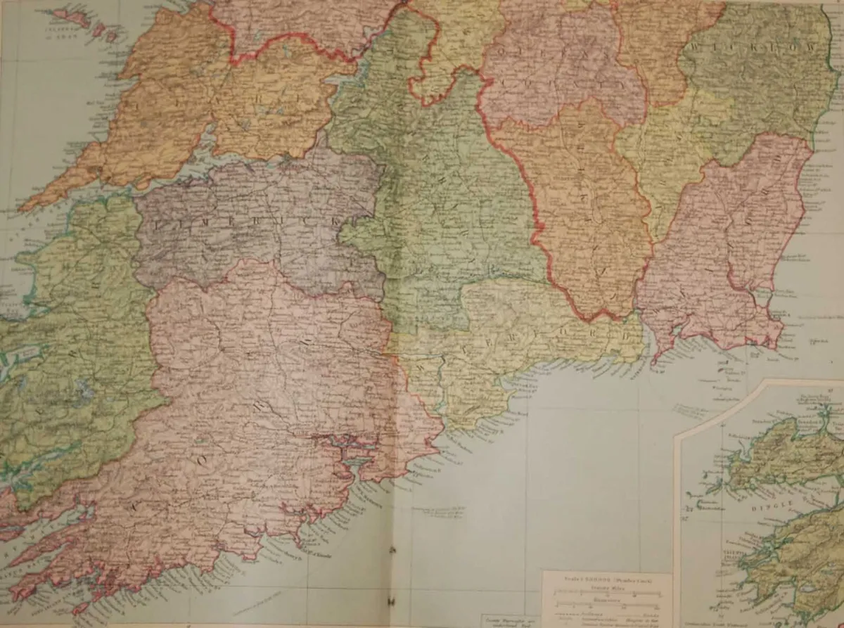 1930 Map Munster & South Leinster - Image 2