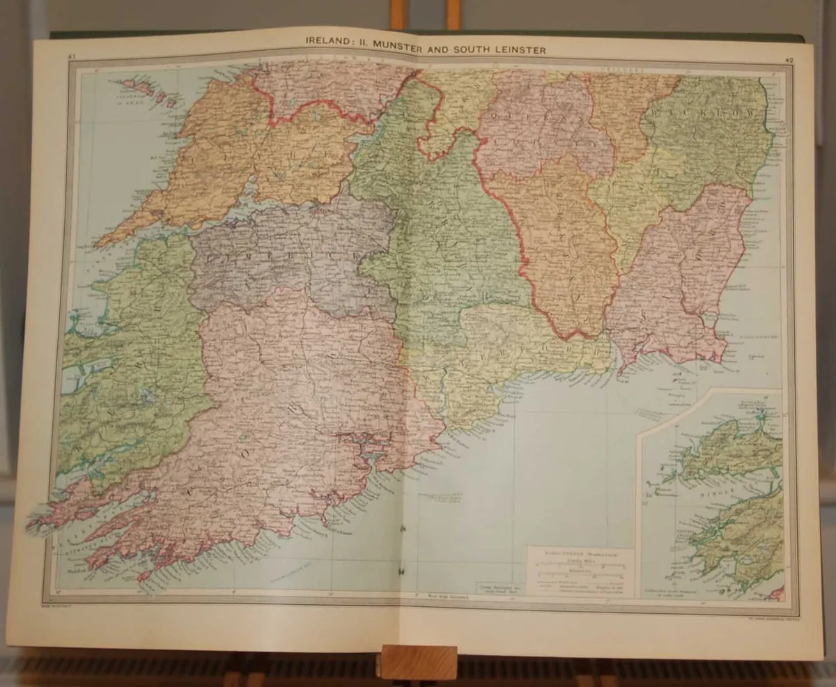 1930 Map Munster & South Leinster - Image 3