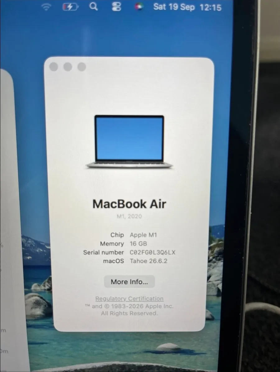 Apple MacBook Air 13" (2020) M1 16/1TB 90%BH - Image 2