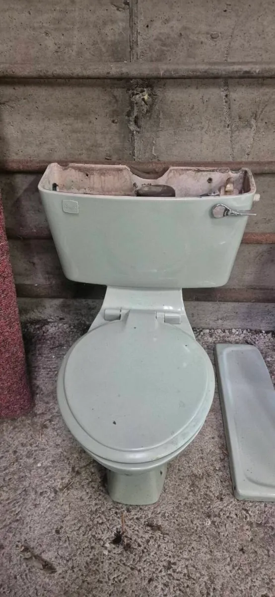 Avocado toilet suite - Image 1