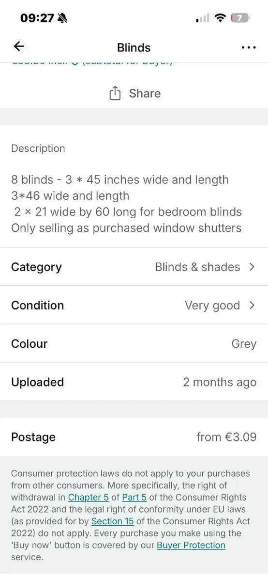 Grey blinds - Image 4