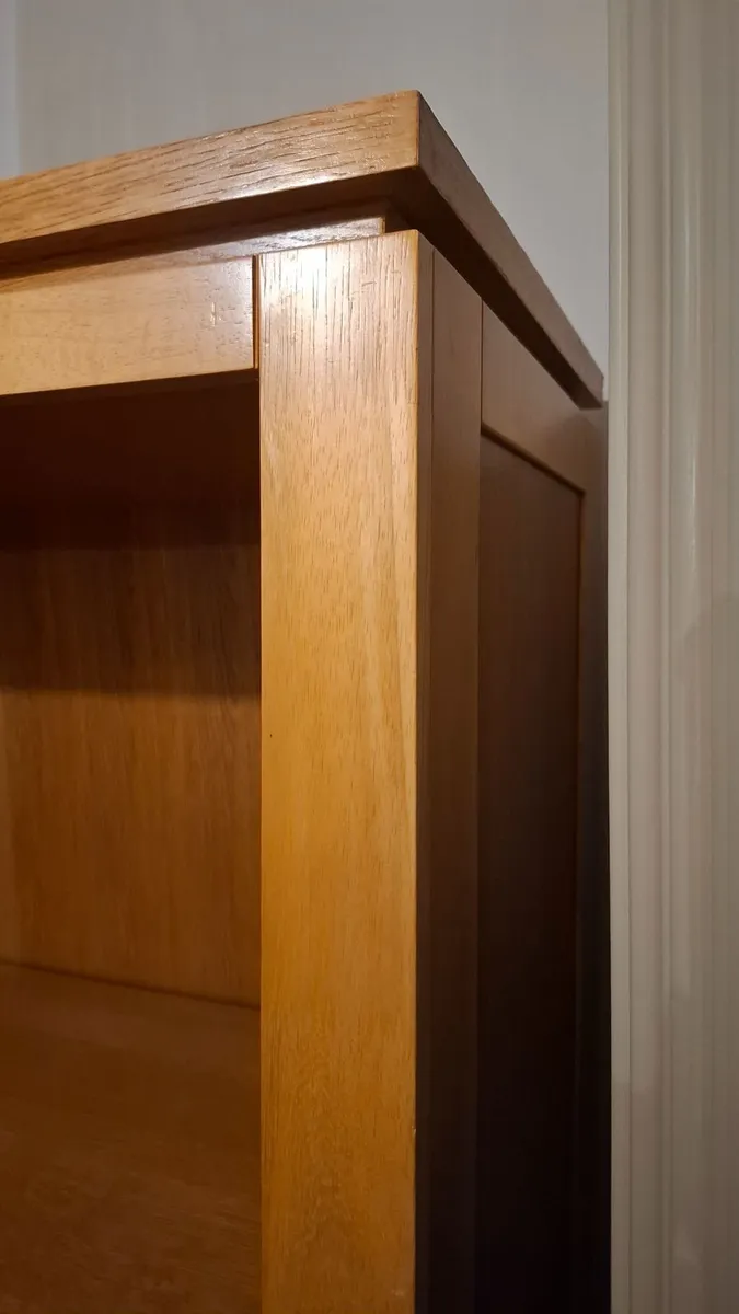 Solid Oak Bookshelf / Display Unit - Image 3
