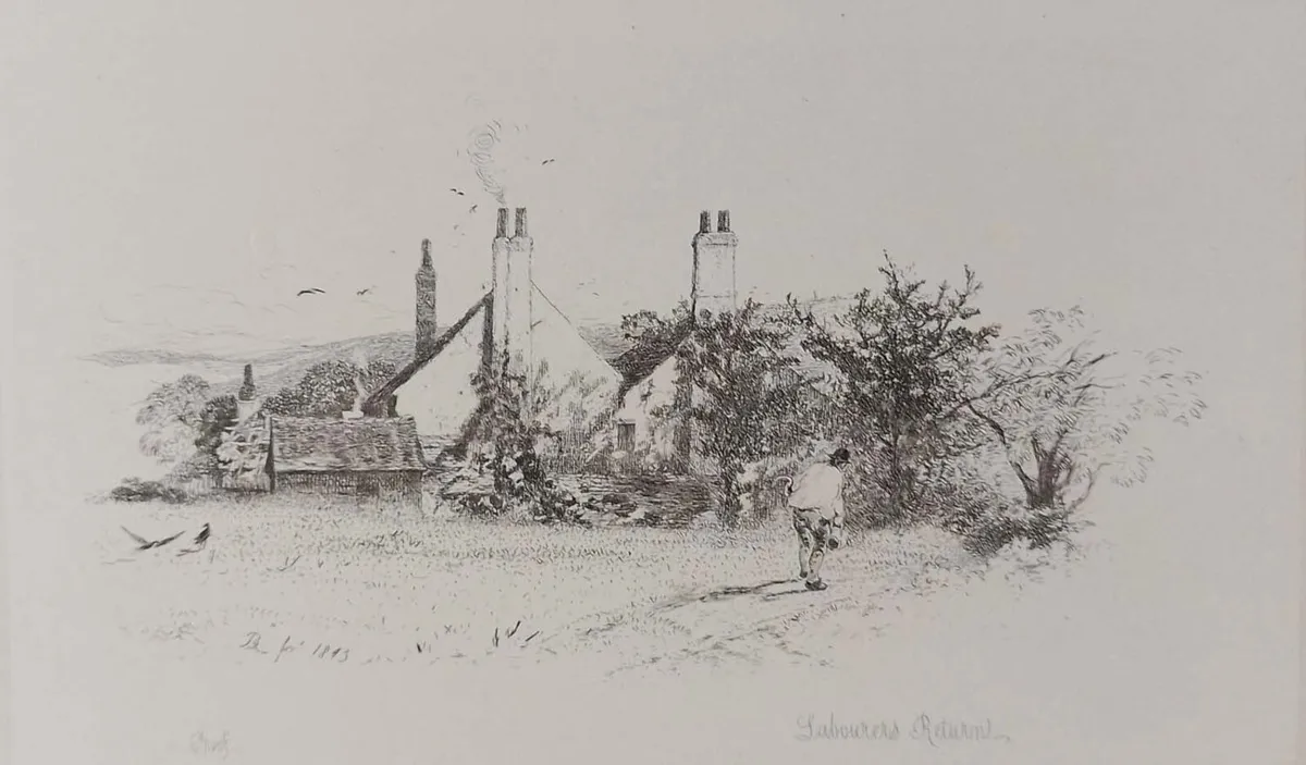 Labourers Return Etching Robert Brandard - Image 3