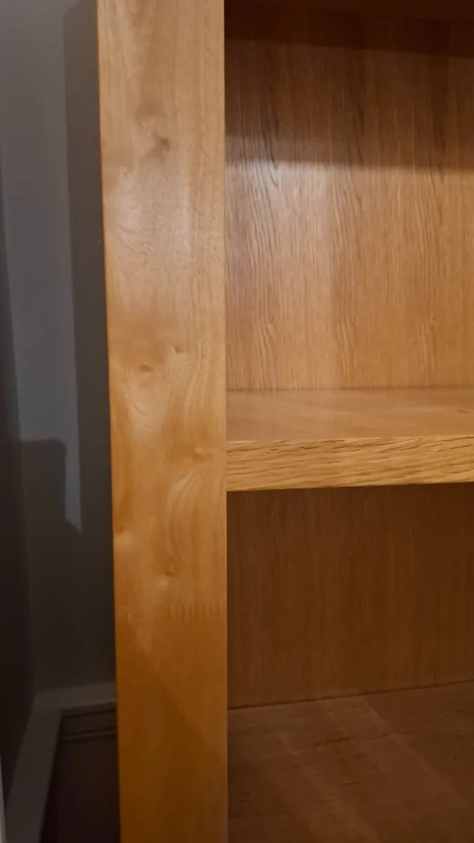 Solid Oak Bookshelf / Display Unit - Image 2