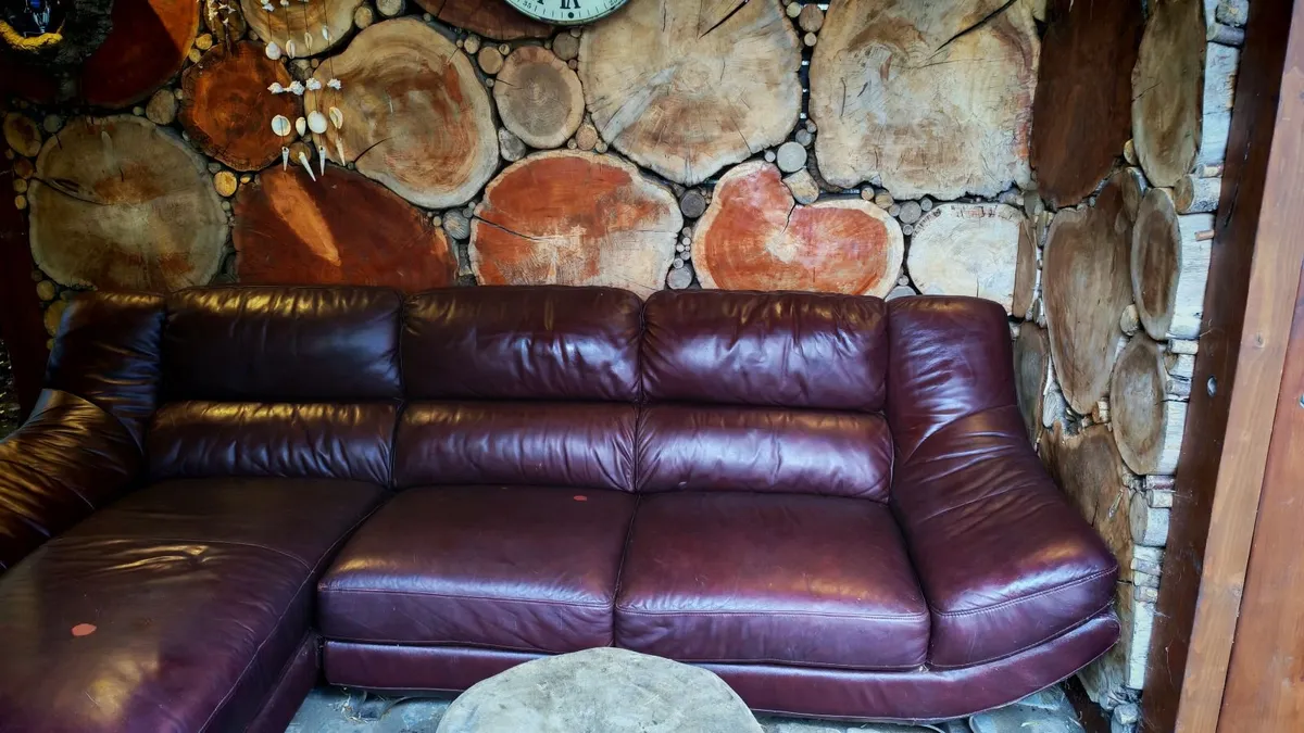 Full leather L shaped  bed FREE - Image 4