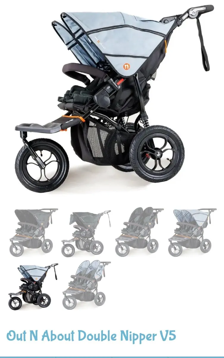 Out’n’Anout Double Buggy - Image 1
