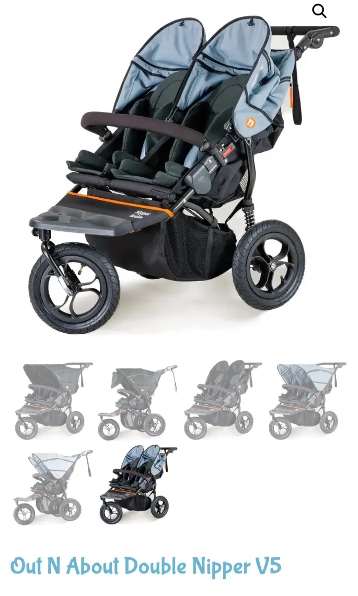 Out’n’Anout Double Buggy - Image 3