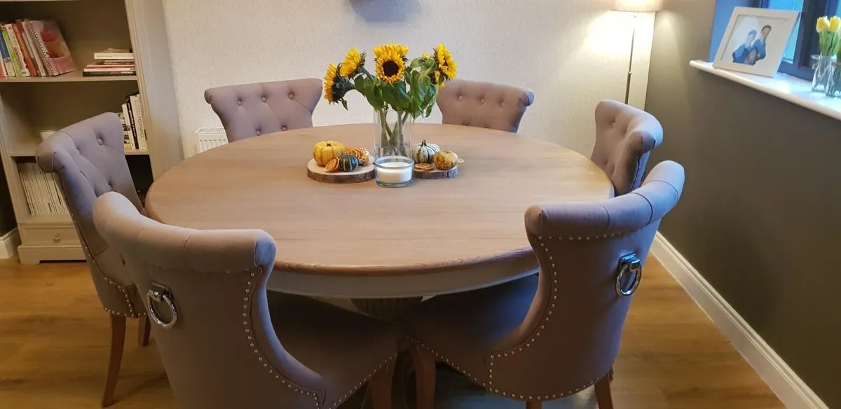 Round Dining Table Selene, bought from The Orchard - Image 1
