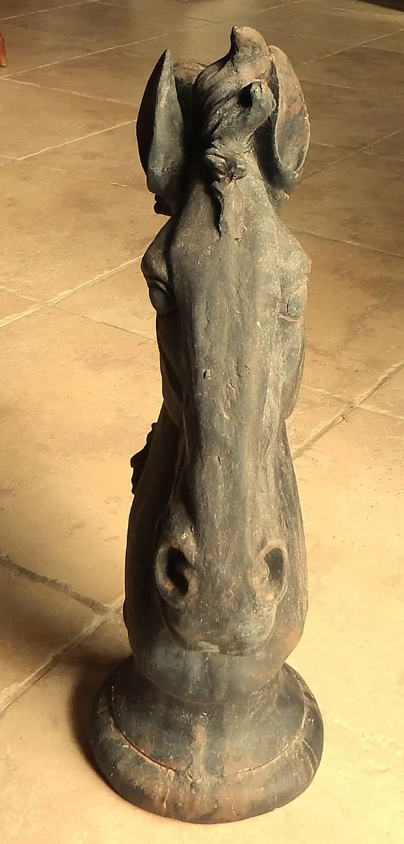Large Vintage Figurine of Horse Head - Image 4