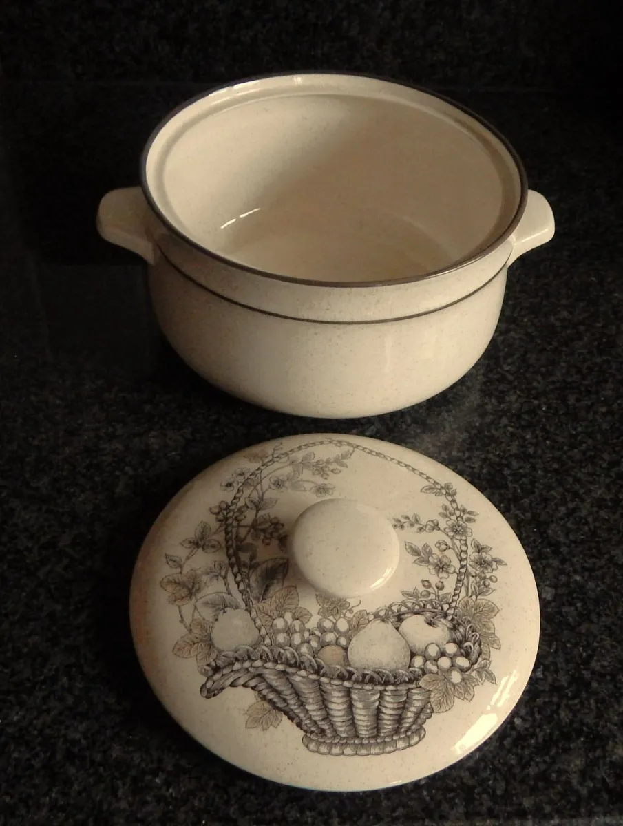 Vintage Arklow Pottery Honey Stone Serving Dish - Image 2