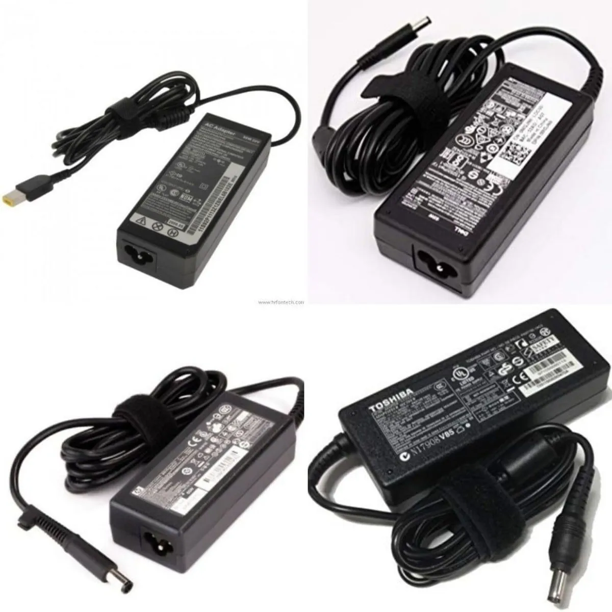 20 x Laptop Chargers- USB C, USB Type, Round Type