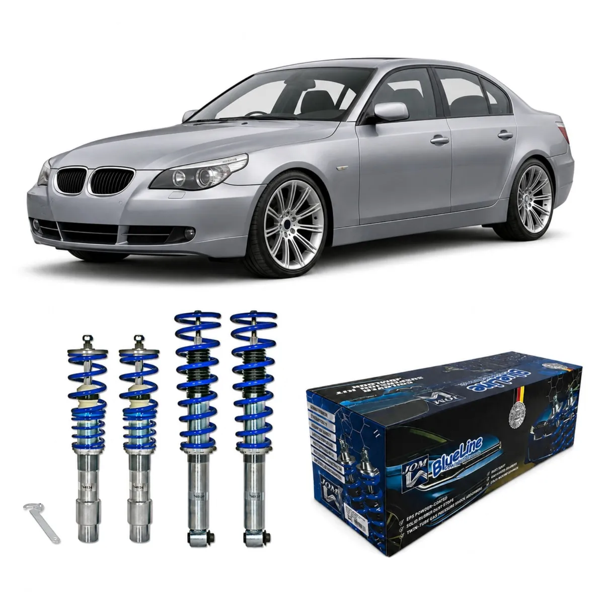 BMW 5 Series (E60) JOM Blueline Coilovers - Image 1