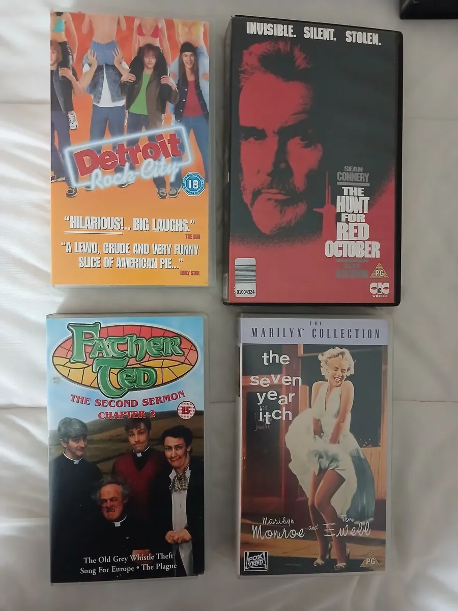 15 POPULAR  VINTAGE VHS TAPES. - Image 4