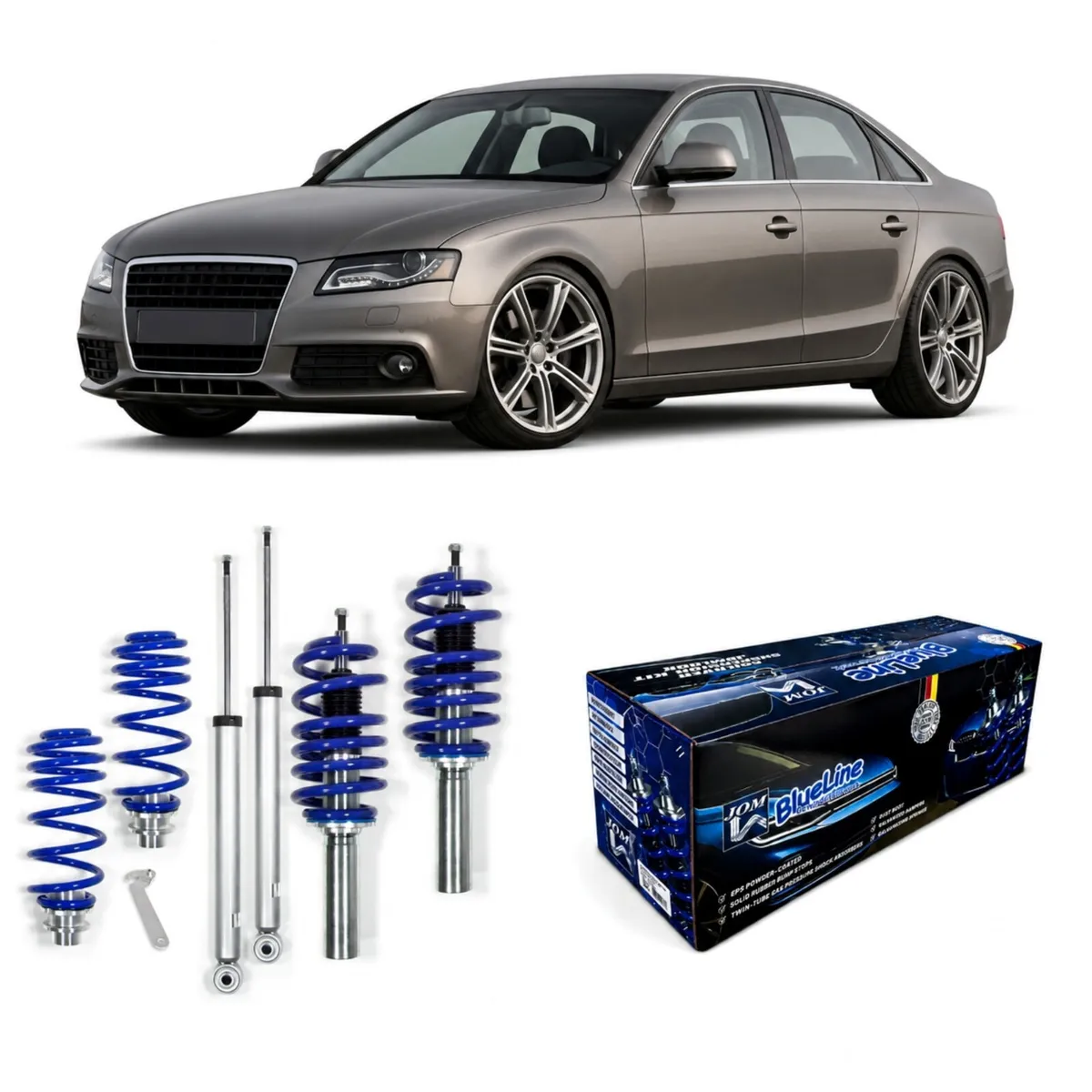 Audi A4 B8 JOM Blueline Coilovers - Image 1