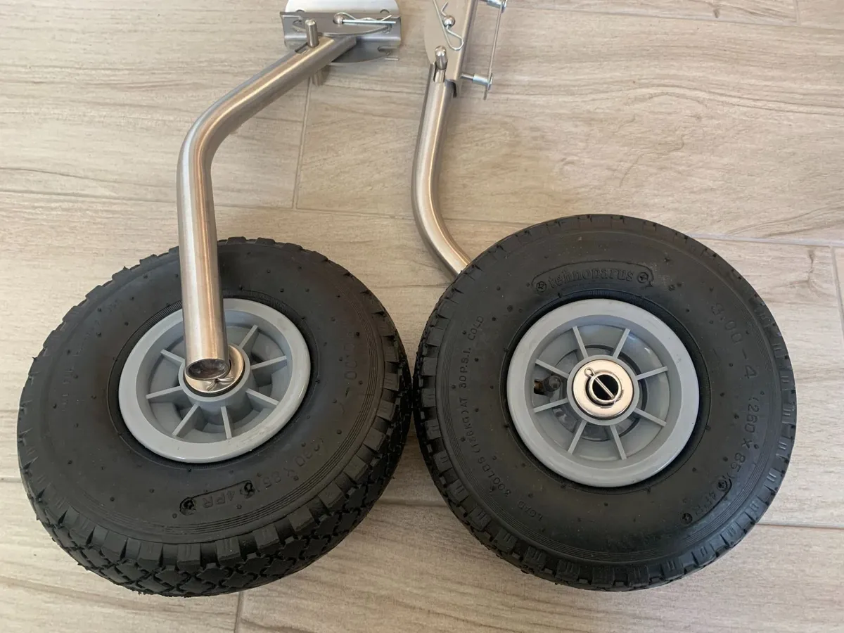launching wheels stainless steel - Image 1