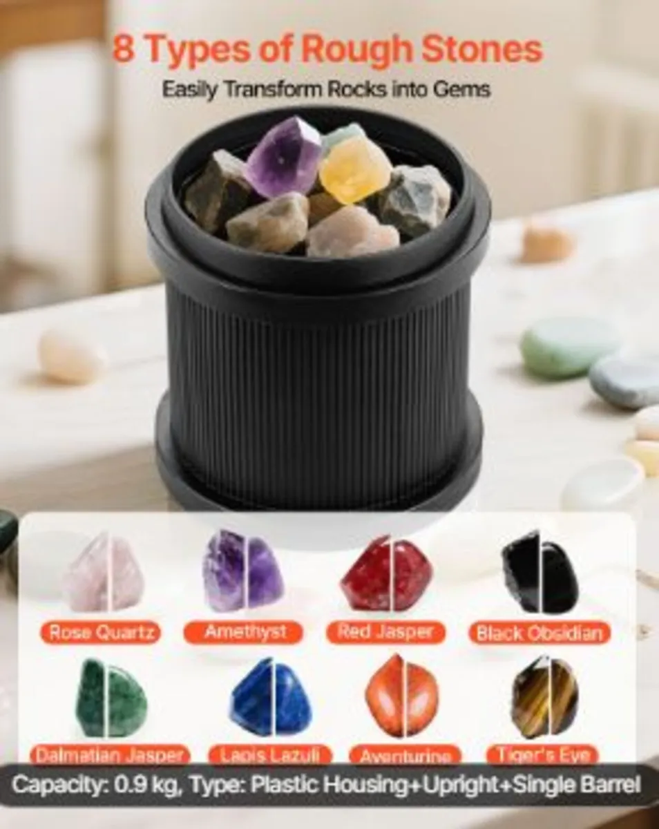 Rock Tumbler Kit, Rock Polishing Kit - Image 4