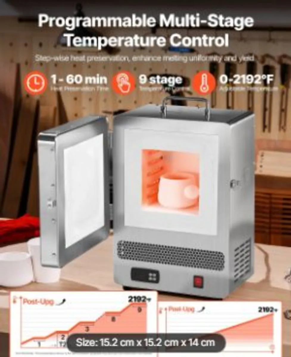 Tabletop Kiln Melter, 1500W - Image 2