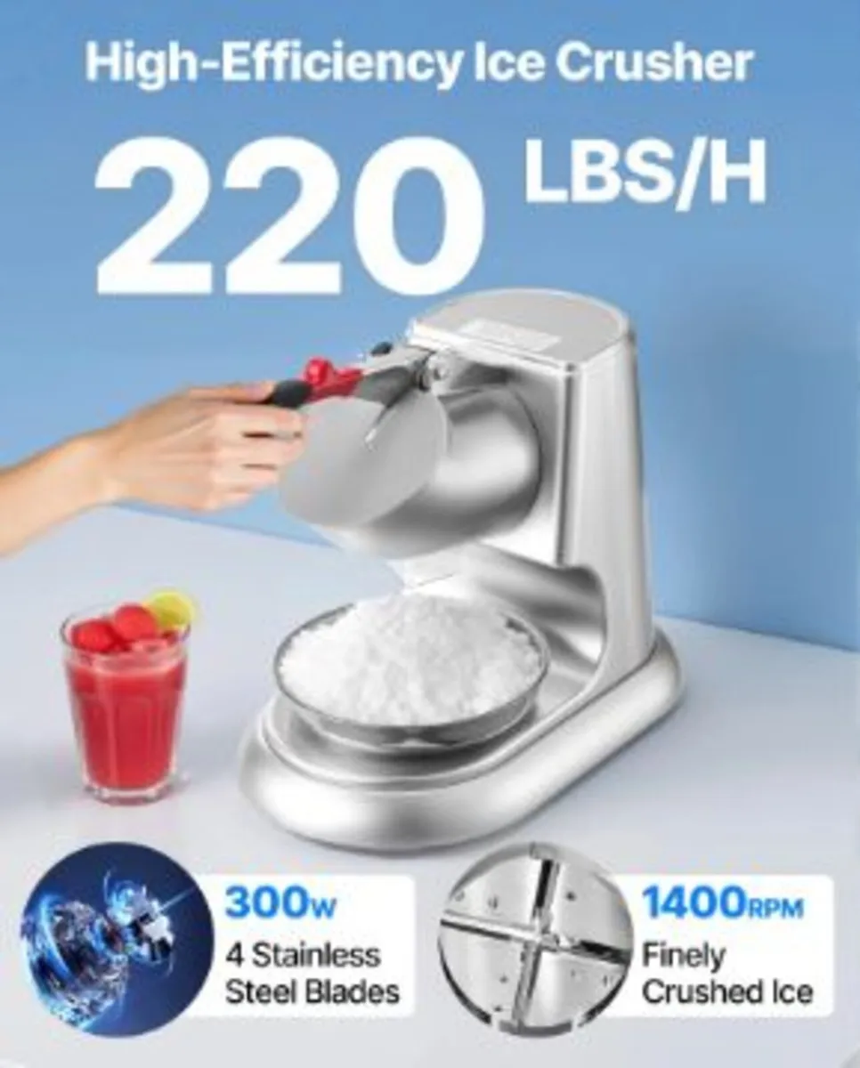 Ice Crusher Machine, 100kg - Image 2