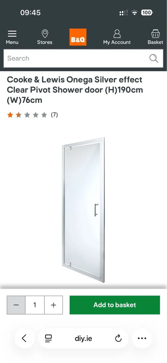 Shower door and side panel NEW - Image 3