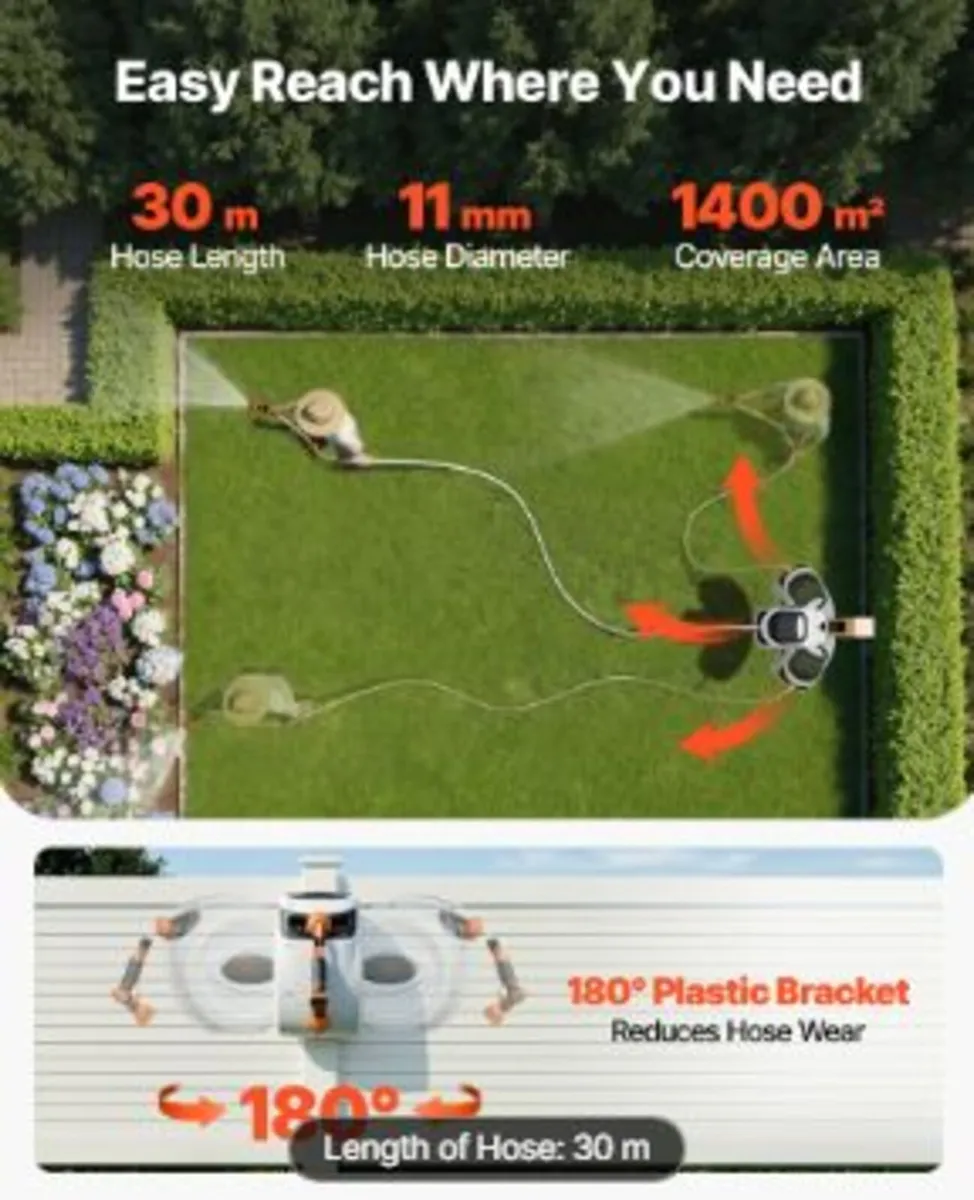 Retractable Garden Hose Reel - Image 4