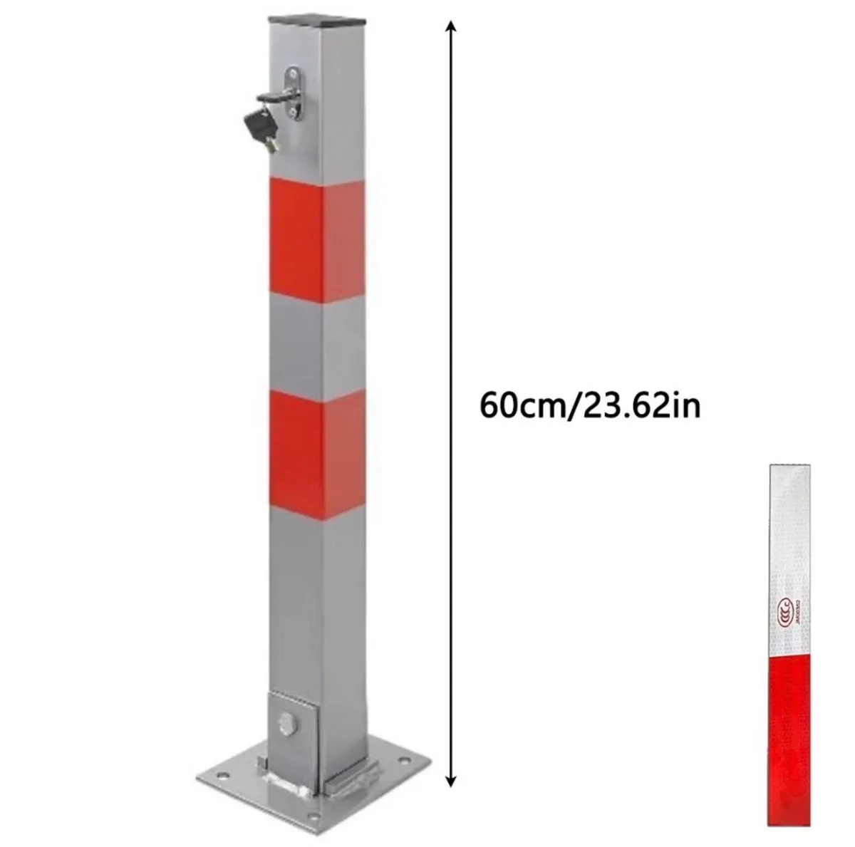 NEW Lockable Folding Parking Barrier Bollard - Image 2