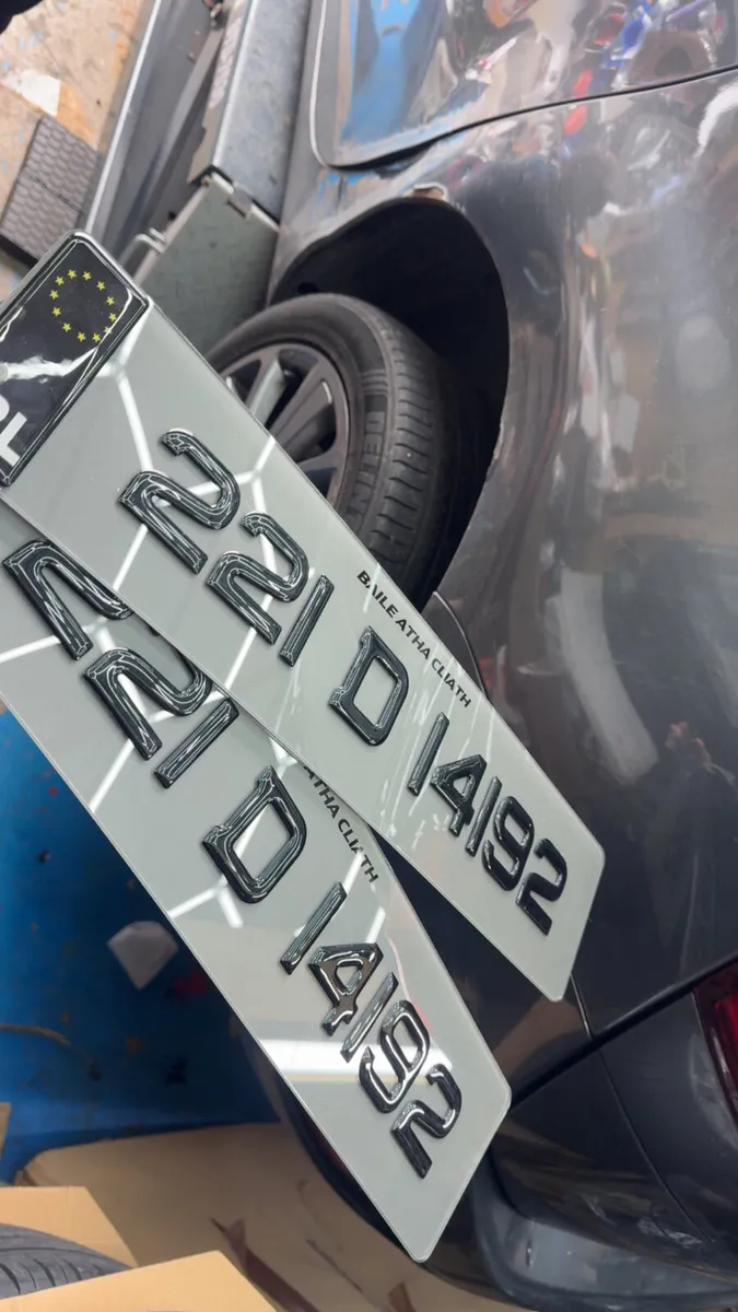 Gel number plates delivery nationwide - Image 2