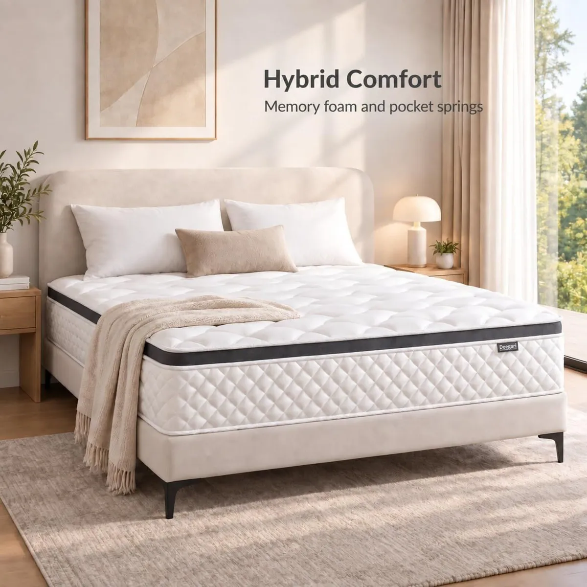 Mattress Hybrid Pocket Sprung Memory Foam - Image 2