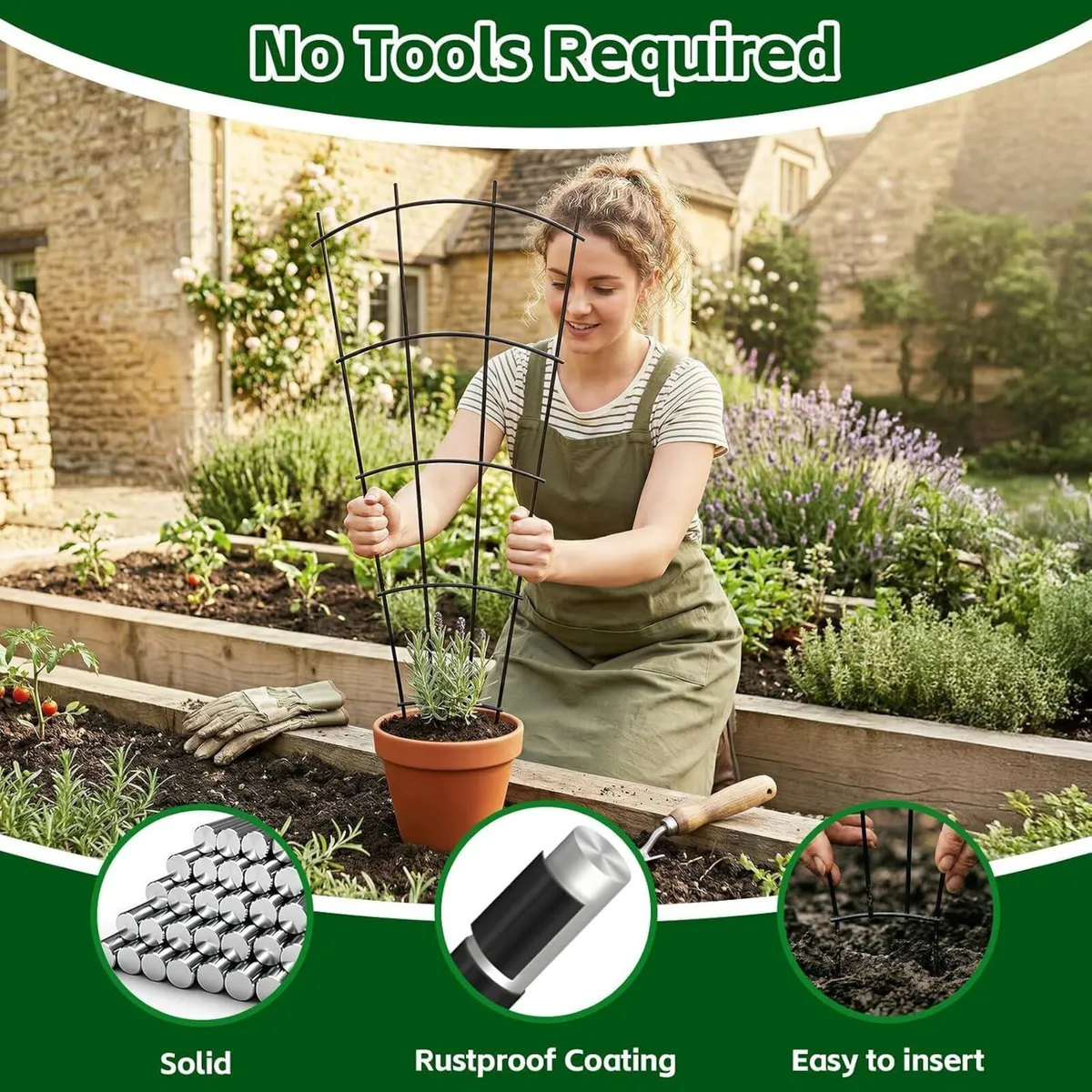 Metal Plant Trellis (4 Pack) - Image 4
