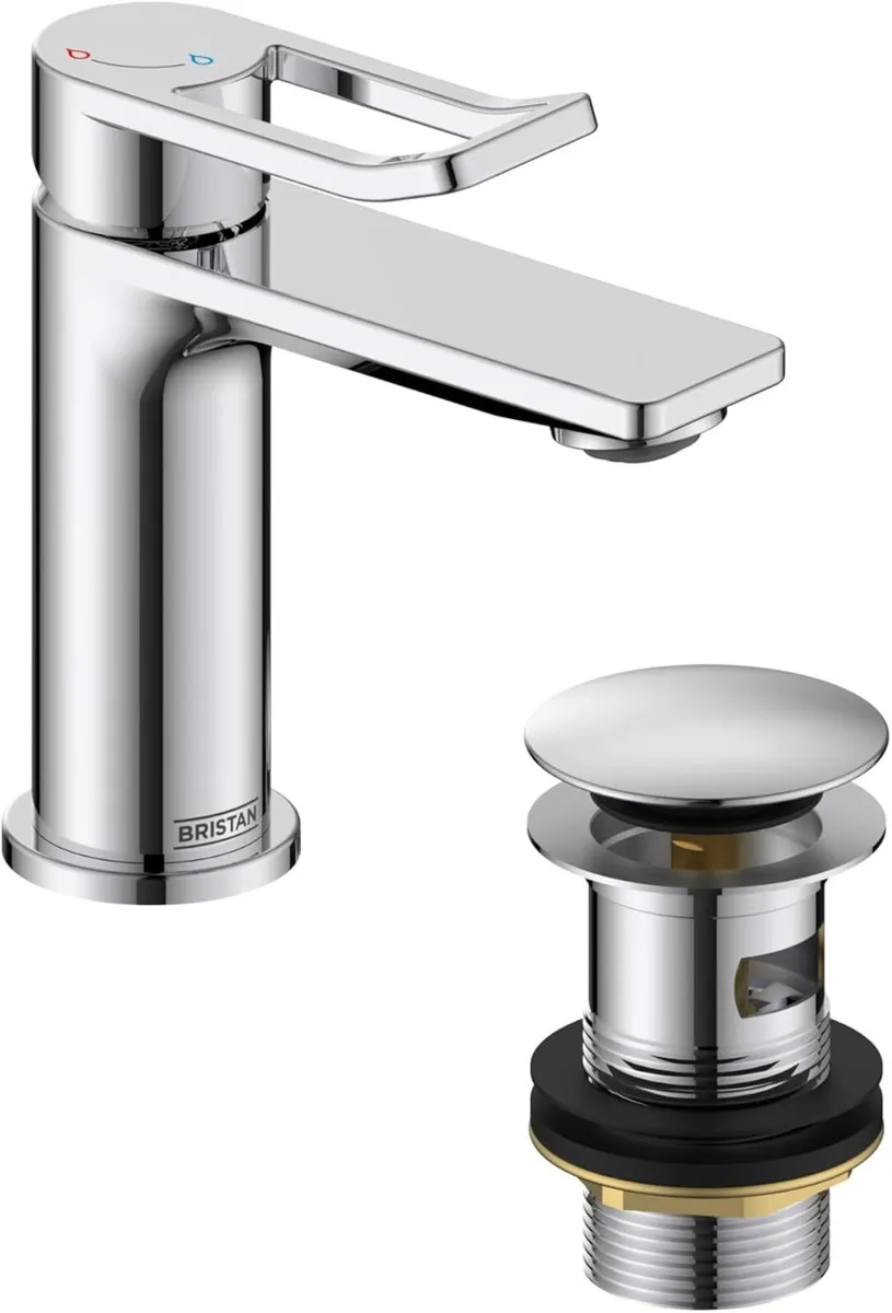Bathroom Taps Chrome Small Basin Mixer Tap - Image 1