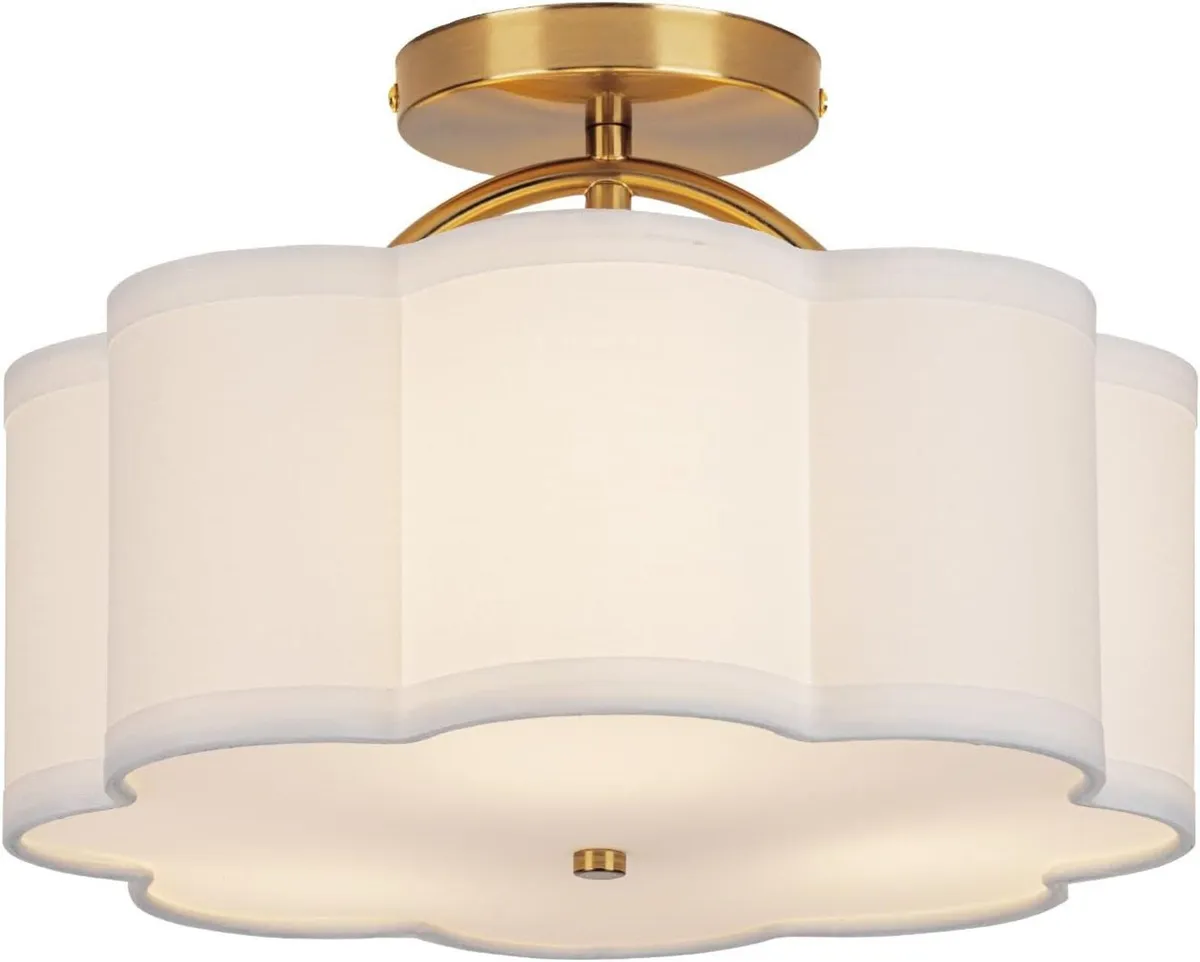 Semi Flush Mount Ceiling Light Fixture Modern - Image 1